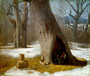 The Truants, ca 1870 (olja på akademitavlan)